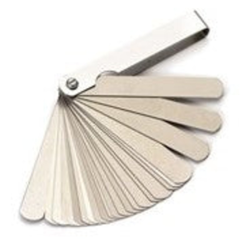 APICO FEELER GAUGE SET TRIALS MX ENDURO 0.04mm (0.0015) TO 0.63mm (0.025)