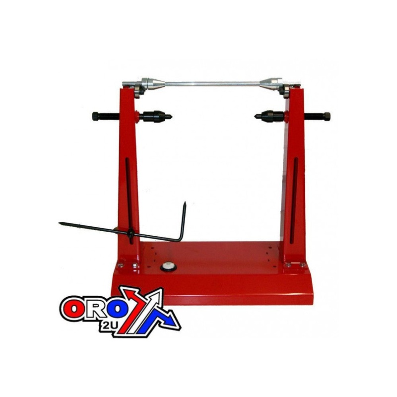 HEAVY DUTY MOTORCYCLE WHEEL BUILDING / TRUING STAND