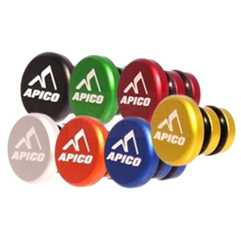 APICO ELITE CNC MACHINED GEAR PEDAL TIP END CAP