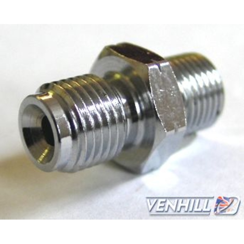 VENHILL M10x1 MALE CONCAVE ADAPTOR  CHROME