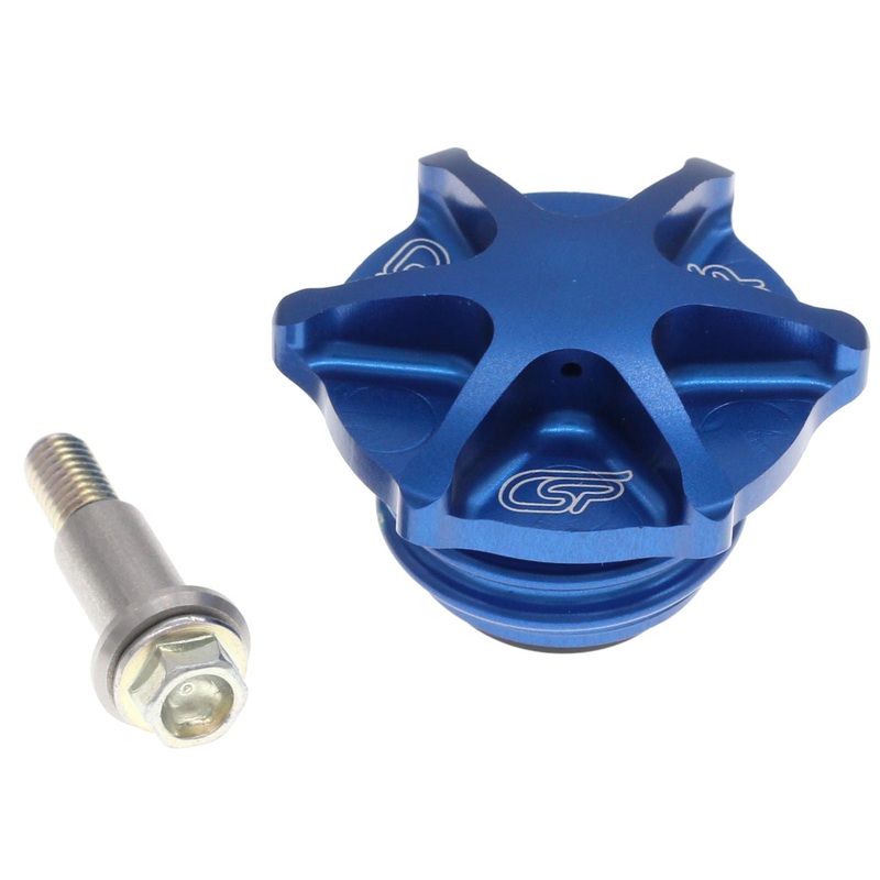 CSP SCORPA SHERCO FUEL CAP 2023 ONWARD BLACK BLUE ORANGE