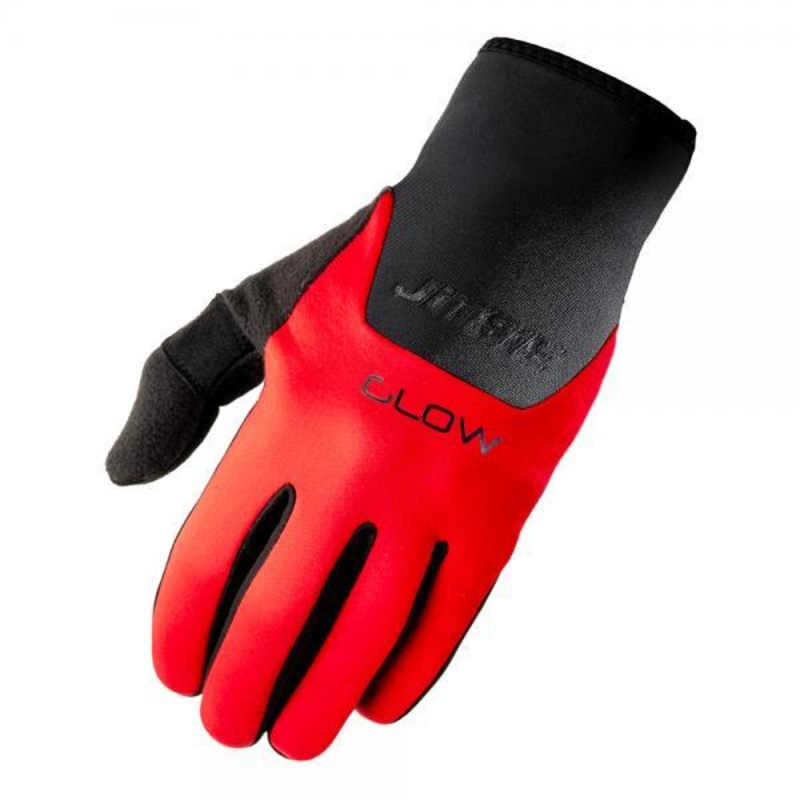 JITSIE GLOW ALL WEATHER TRIALS GLOVES – RED