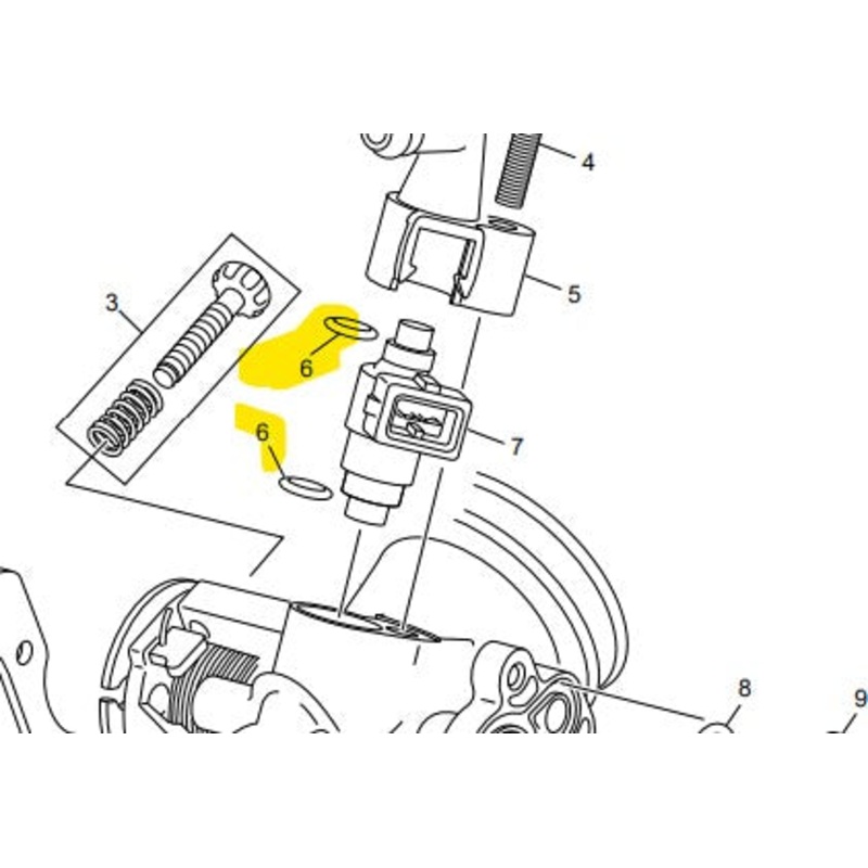 SCORPA SHERCO INJECTOR ORING