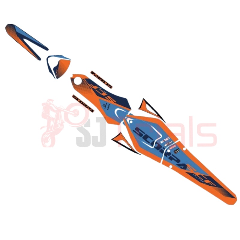 SCORPA PLASTIC STICKER KIT- 2025