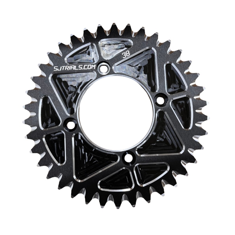 SJ TRIALS REAR SPROCKET- SOLID DESIGN FIM APPROVED
