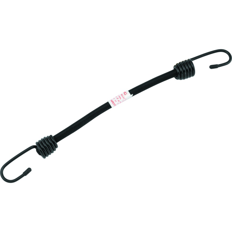 BikeMaster Bungee 12in Heavy Duty 2 Hook Black