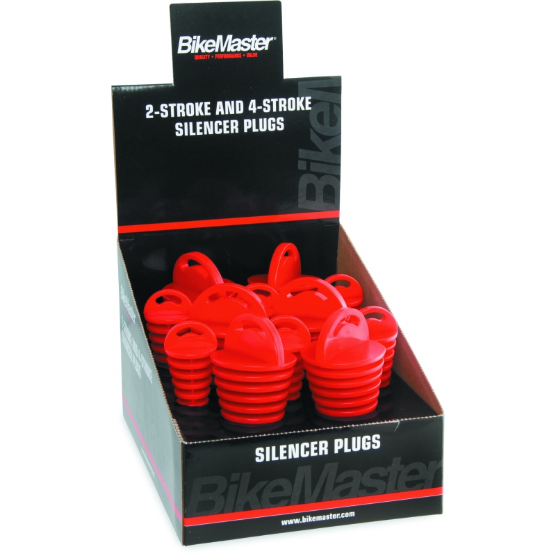BikeMaster Exhaust Plug Display – 12pc.