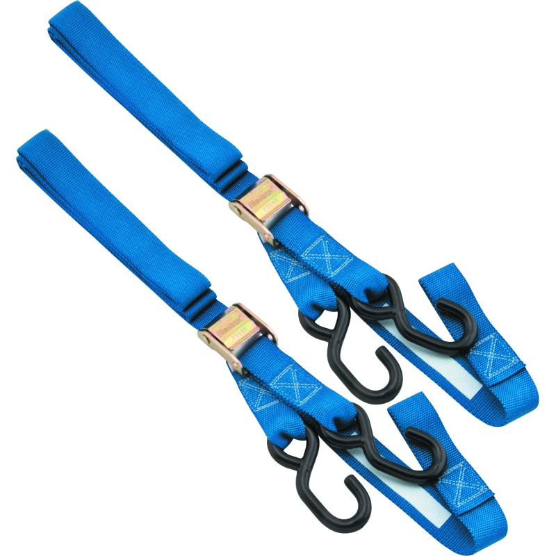 BikeMaster Tiedown 1-1/2 Integrated Softhook – Blue