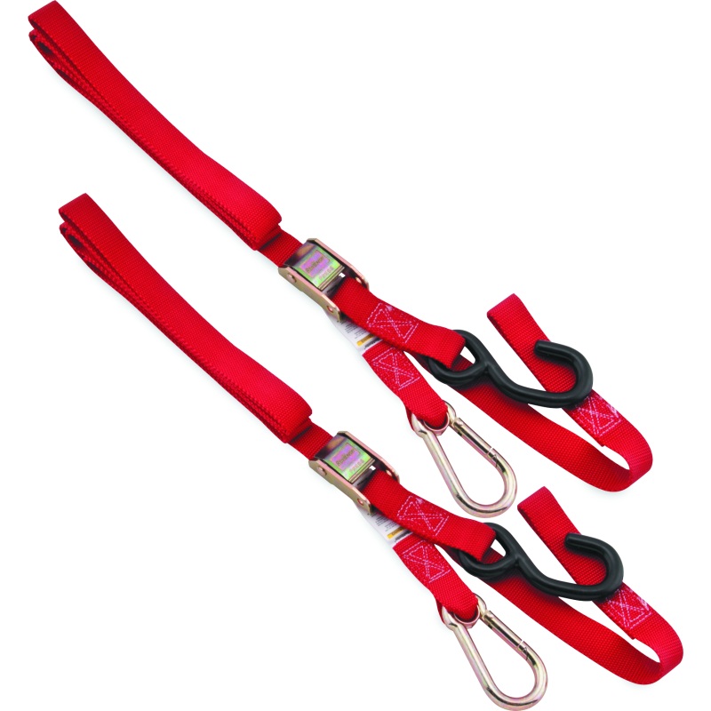 BikeMaster Tiedown Carabiner Softhook – Red