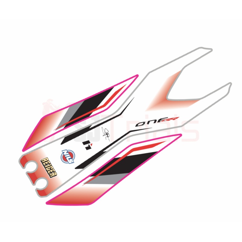 GENUINE TRS ONE RR TANK STICKER- 2024