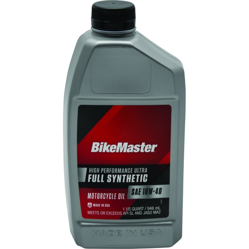 BikeMaster 10W40 Full Synthetic Oil – Quart