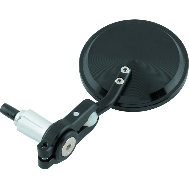 BikeMaster Folding Barend Mirrors 7/8in Handlebars – Pair – Black