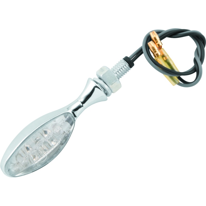 BikeMaster LED Torpedo Pair Chrome