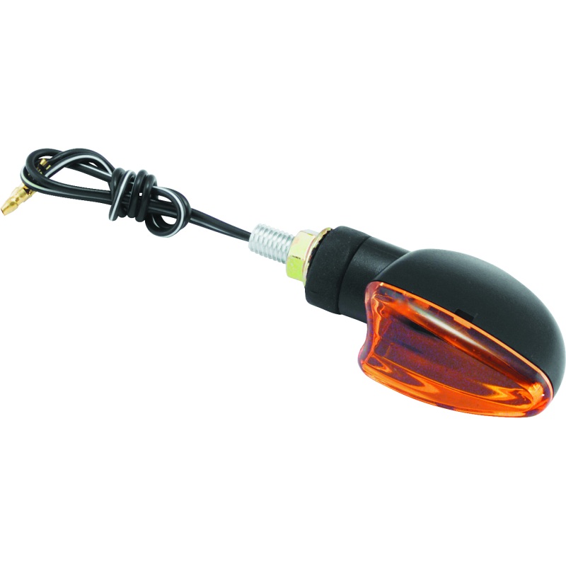 BikeMaster Ministalk Marker Light V-Shape – Black/Amber