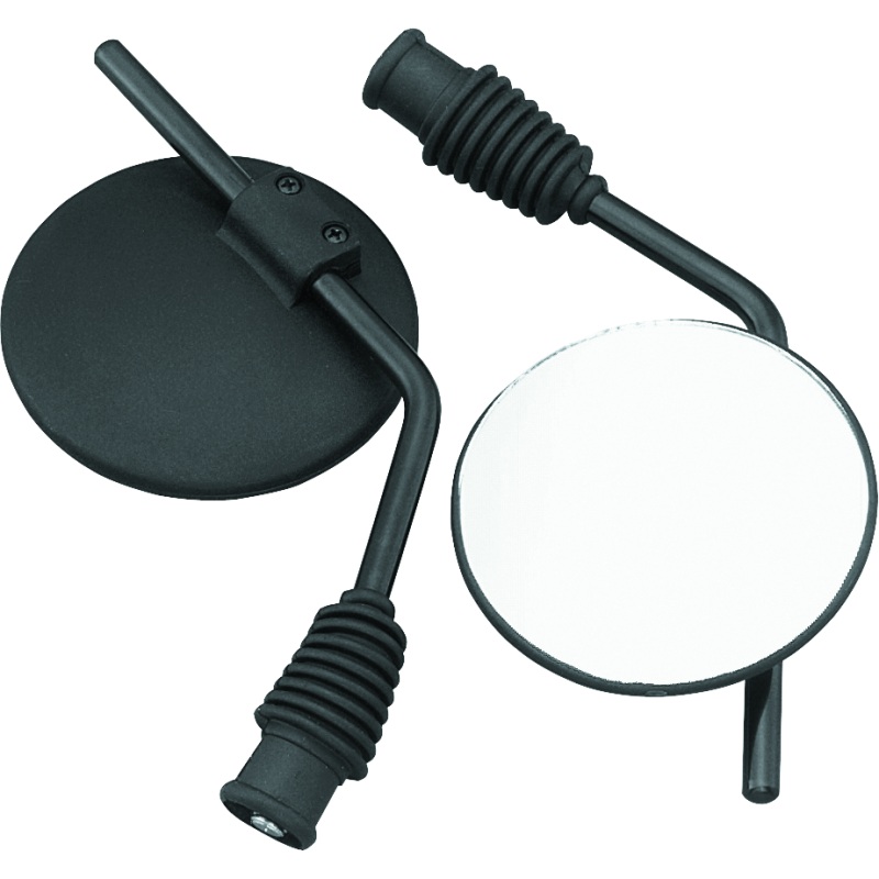 BikeMaster Universal Enduro Mirror 10mm – Each -Black