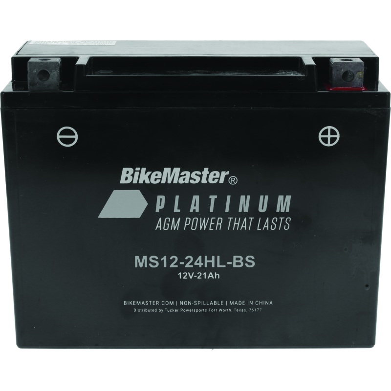 BikeMaster AGM Battery – MS12-24HL-BS
