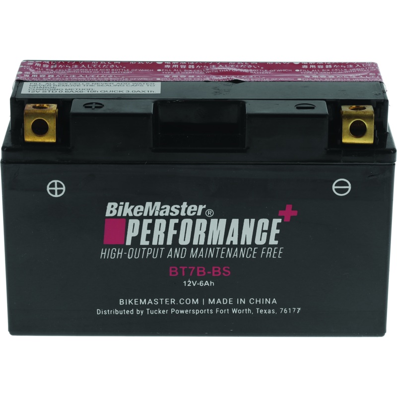 BikeMaster BT7B-BS Battery