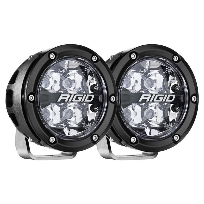 Rigid Industries 360-Series 4in LED Off-Road Spot Beam – RGBW (Pair)