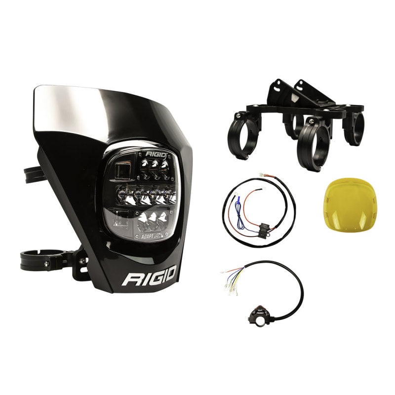 Rigid Industries Adapt XE LED Moto Kit – Black