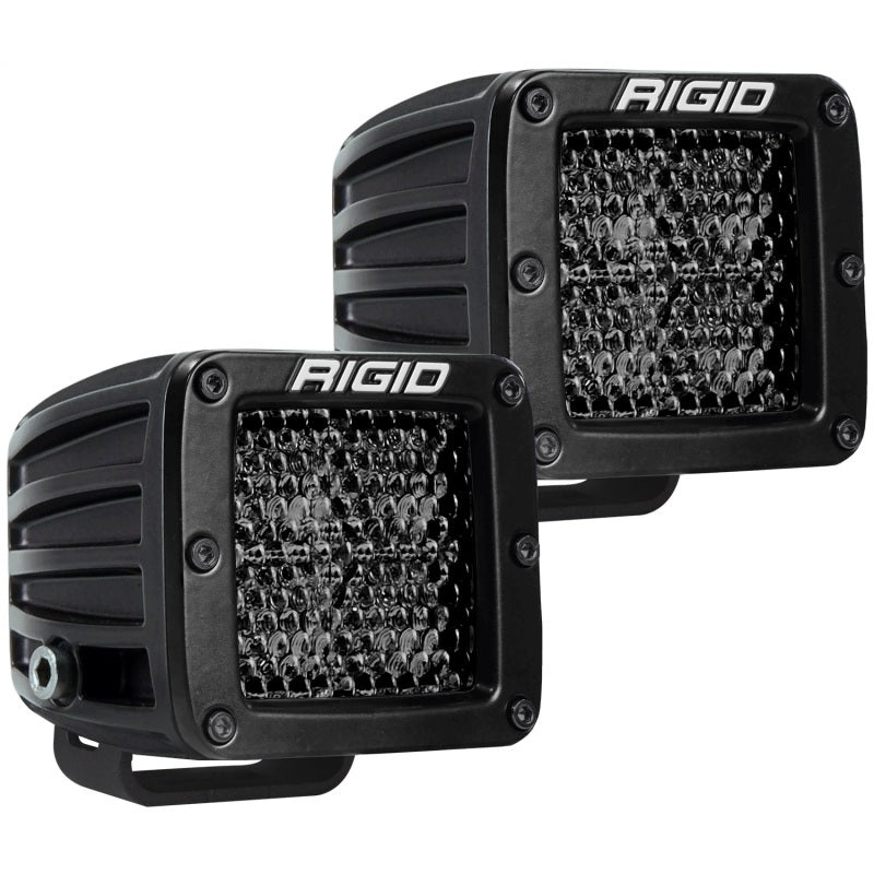 Rigid Industries D Series PRO Midnight Edition – Spot – Diffused – Pair