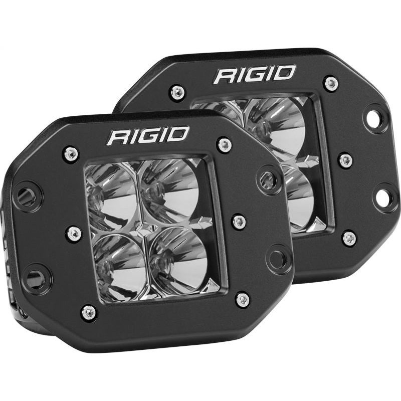 Rigid Industries Dually – Flush Mount – Flood – Set of 2