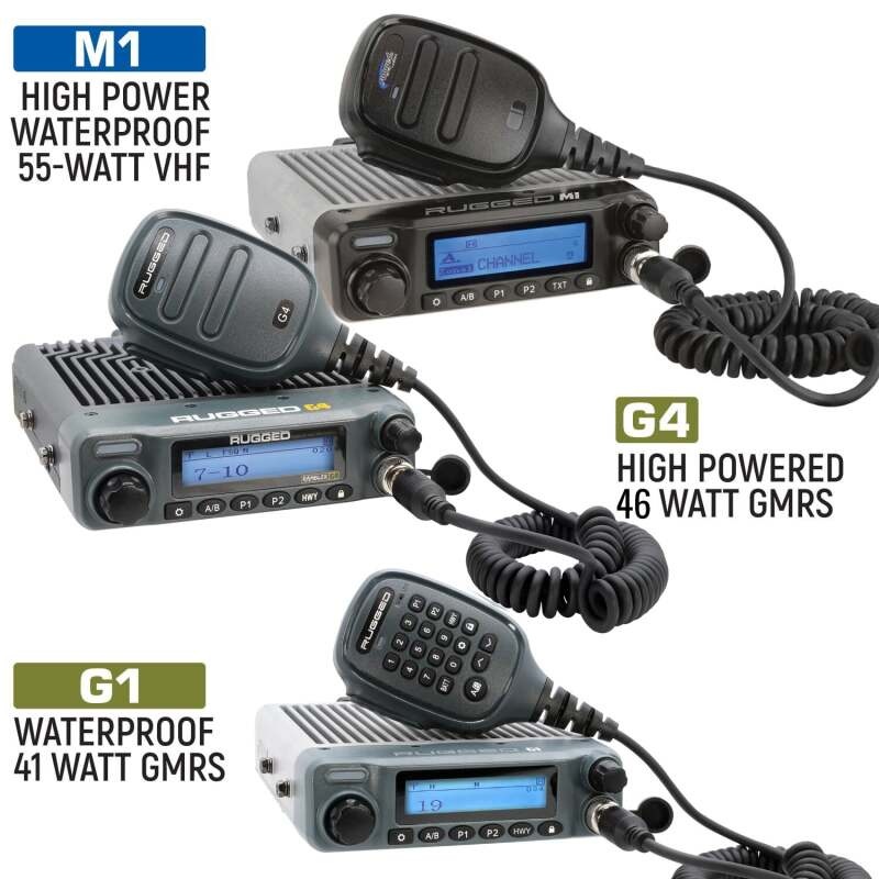Rugged Radios Ford Raptor Two-Way Mobile Radio Kit 55 Watt M1-V – Business Band VHF