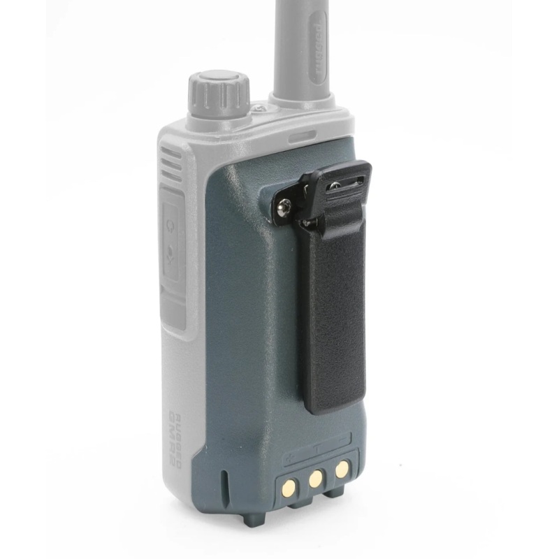 Rugged Radios GMR2/GMR2 PLUS Handheld Long-Lasting XL Lithium Battery w/USB Charging Port Grey