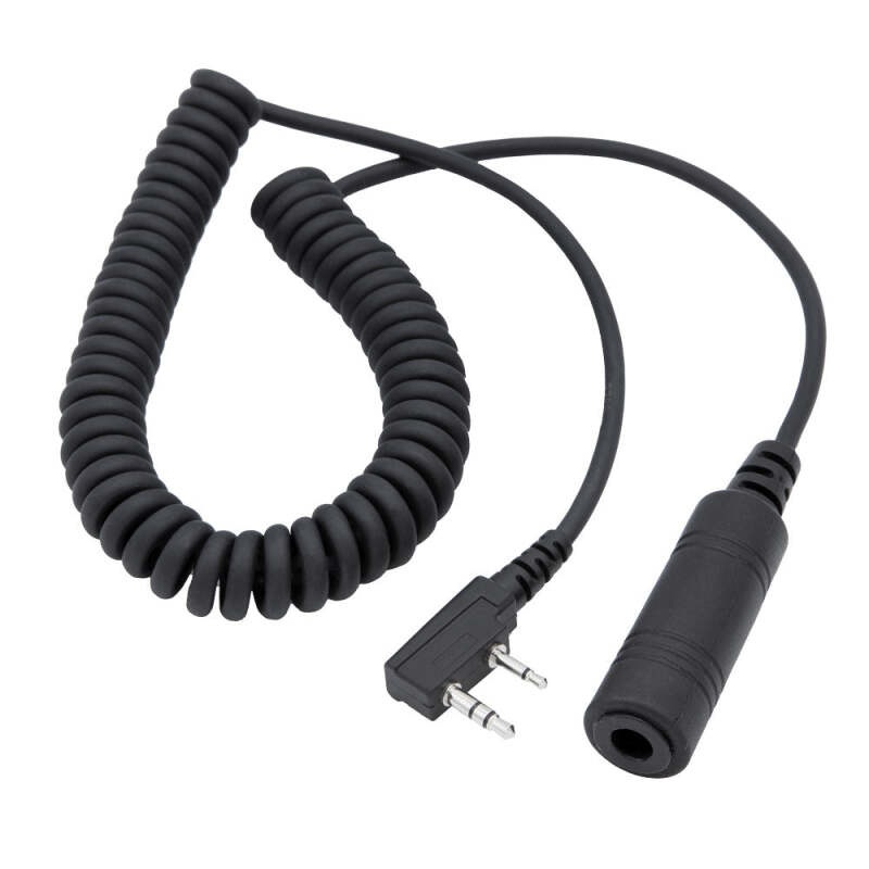 Rugged Radios OFFROAD Headset / Helmet Coil Cord Cable for Rugged Radios and Kenwood Radios