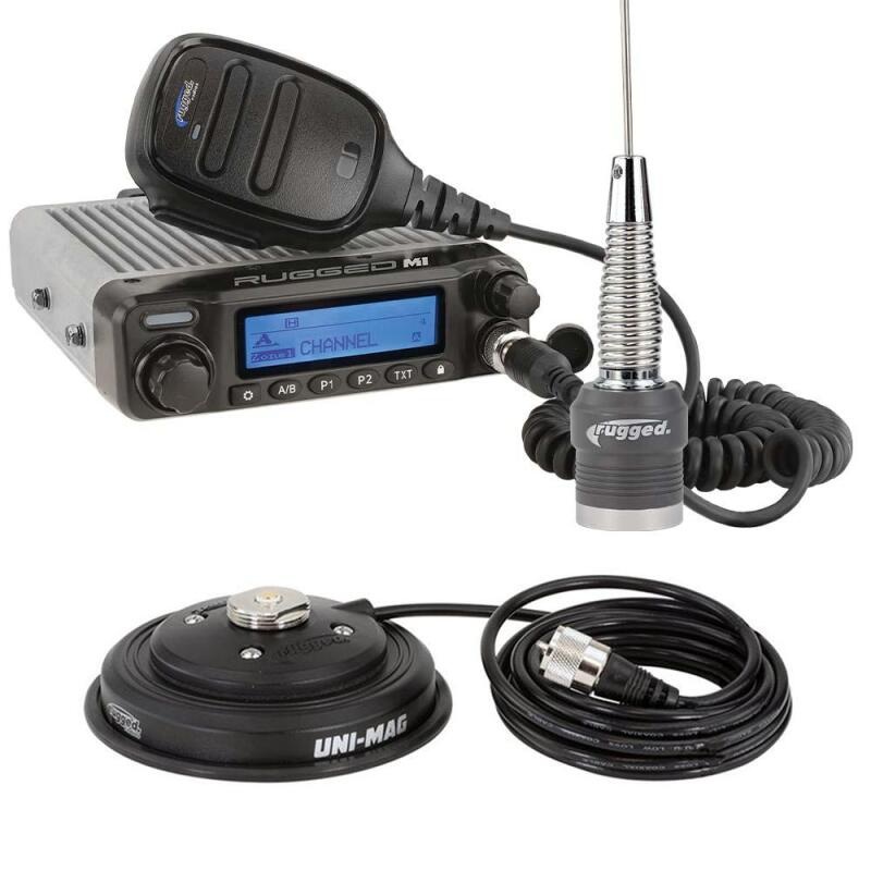 Rugged Radios Radio Kit – Rugged M1 RACE SERIES Waterproof Mobile with Antenna – Digital and Analog