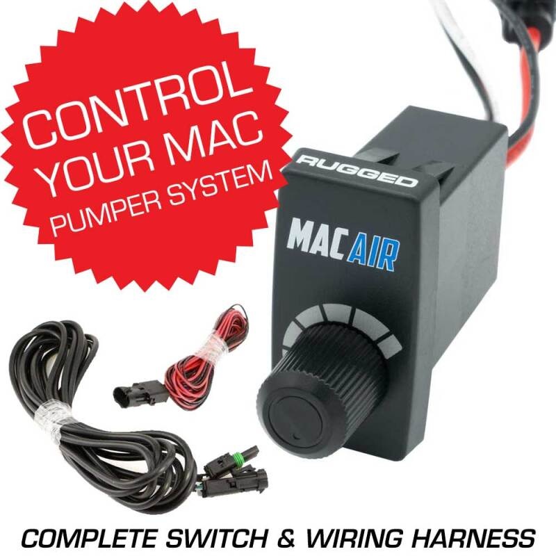 Rugged Radios Rocker Switch VSC for MAC Helmet Air Pumper – Complete Switch & Wiring Harness