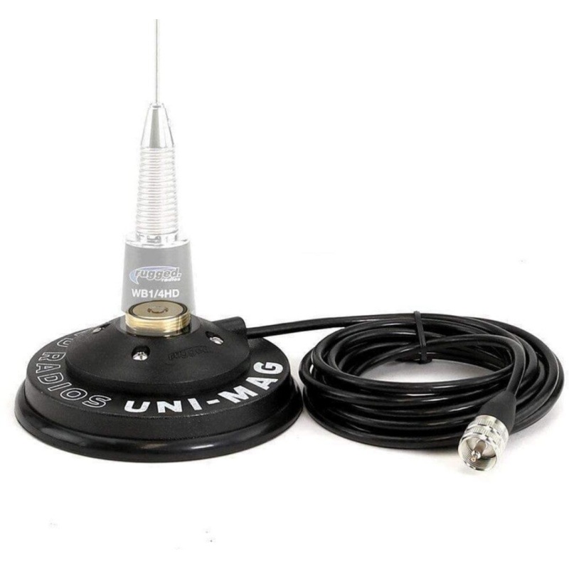 Rugged Radios UNI-MAG Universal NMO or Magnetic Antenna Mount
