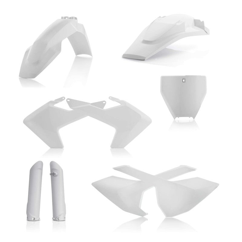 Acerbis 16-18 Husqvarna TC125/ FC250-450/ TC250/ TX300/ FX350/450 Full Plastic Kit – White
