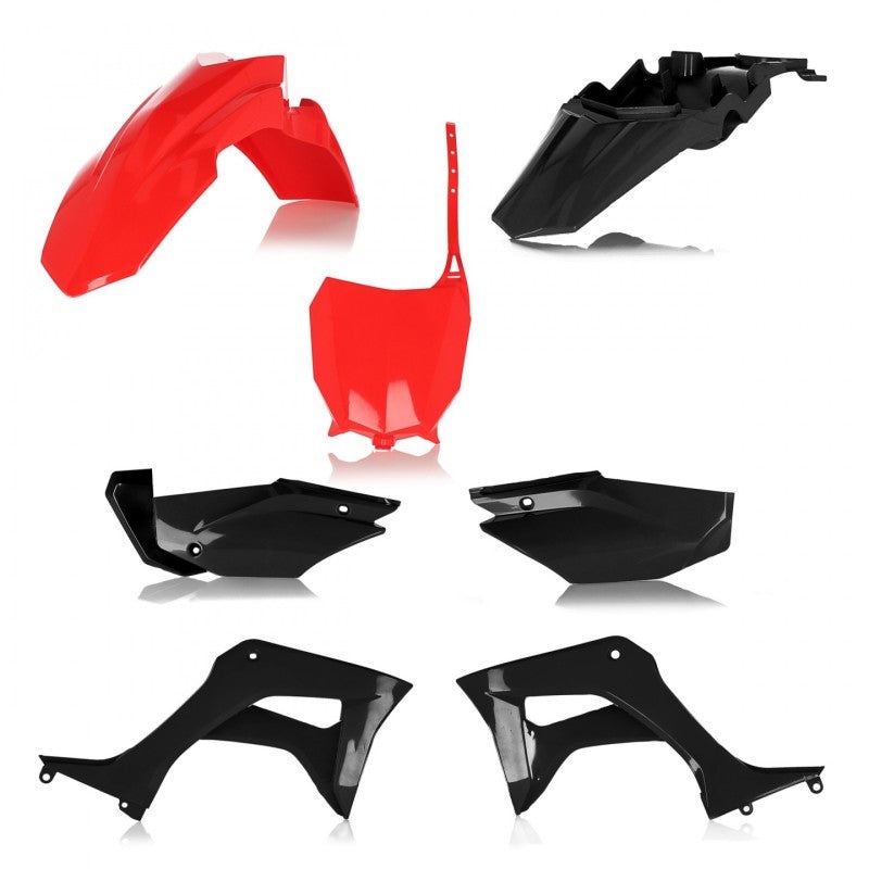Acerbis 19-24 Honda CRF110F Full Plastic Kit – Red/Black