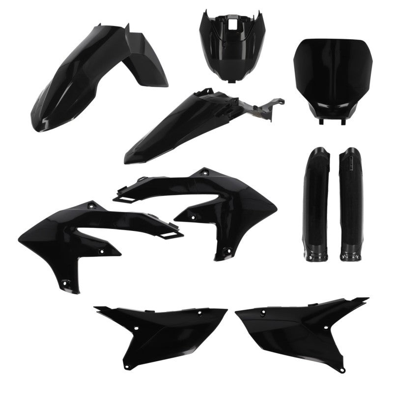 Acerbis 2024 Yamaha YZ250F/ 23-24 YZ450F/FX (w/Tank Cover) Full Plastic Kit – Black