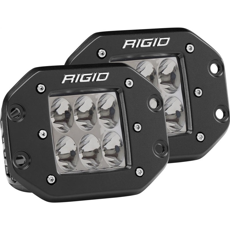 Rigid Industries D2 – Flush Mount – Driving Pair