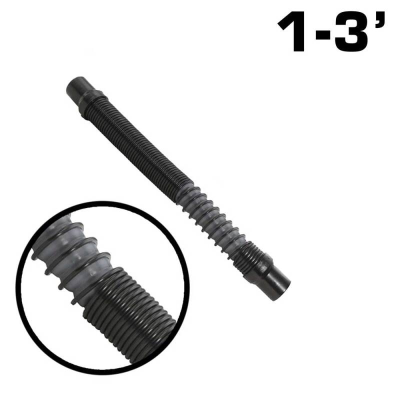 Rugged Radios 1 to 3 Ft MAC-X Expandable Ultra Flex Helmet Air Pumper System Hose by Rugged Radios