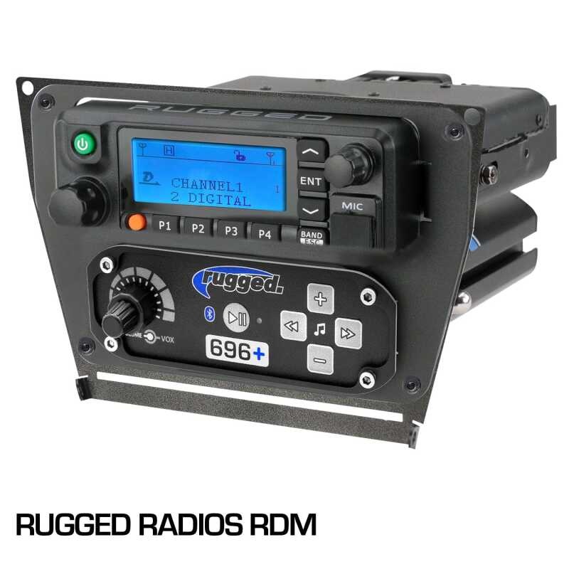 Rugged Radios Polaris RZR PRO XP/Turbo R/PRO R Dash Mount – Rugged GMR25