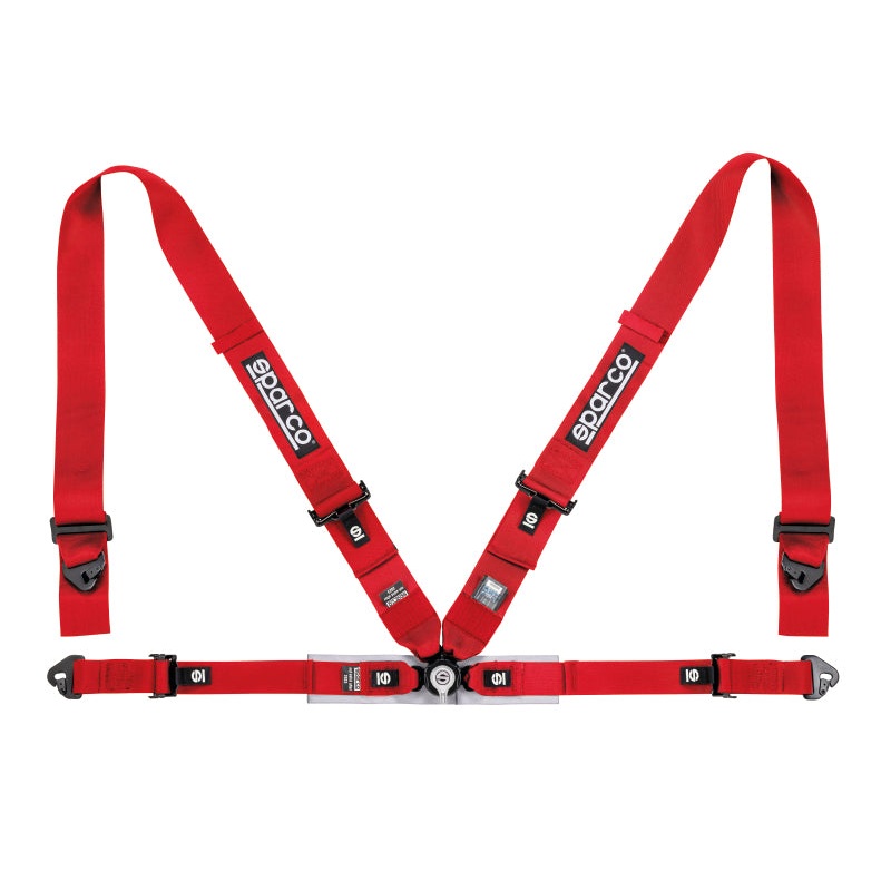 Sparco Belt 4Pt 3in/2in Competition Harness – Red