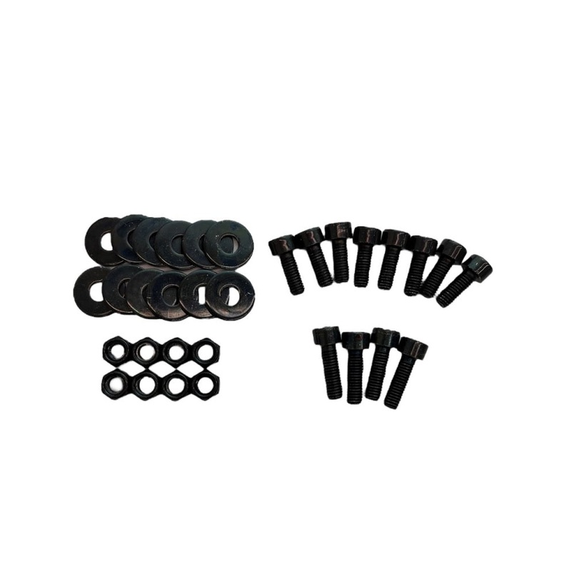 Sparco Seat Hardware Spacer Kit Side Mount – Black Zinc