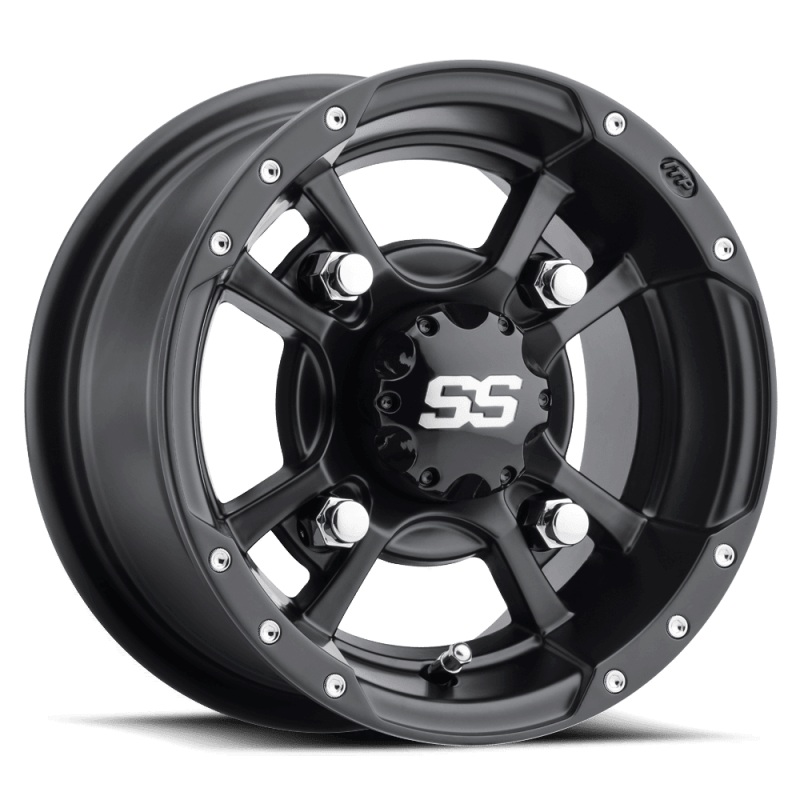 ITP SS 112 9×8 / 4×110 BP / 3+5 Offset Black Wheel