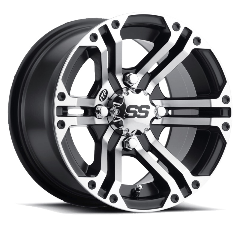 ITP SS 212 12×7 / 4×110 BP / 5+2 Offset Machined Wheel