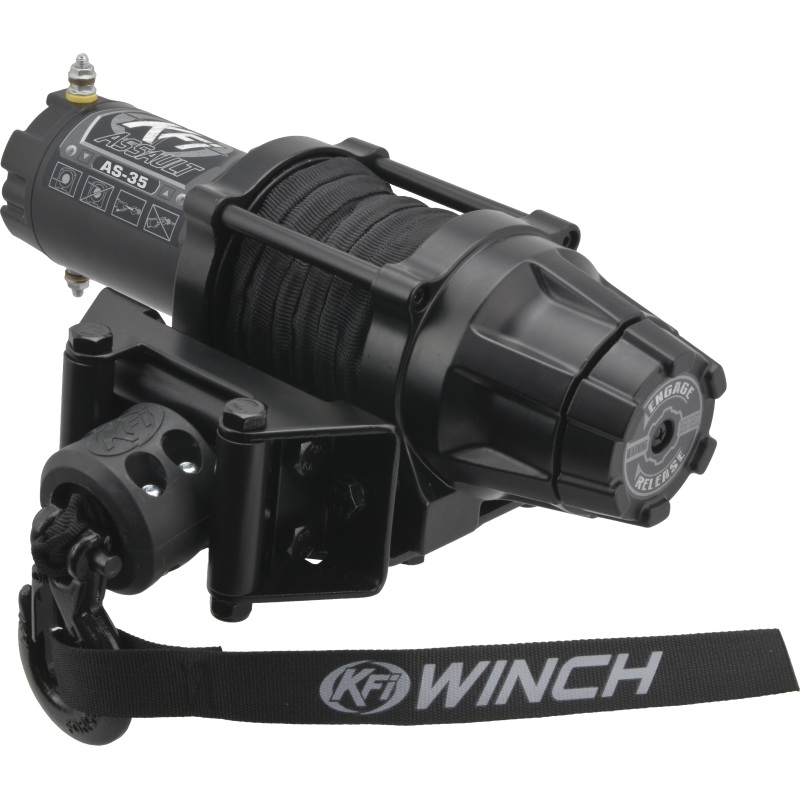 KFI Assault Series Winch 3500 lbs. – Synthetic Cable