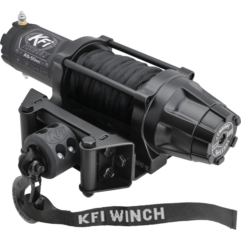 KFI Assault Series Winch Wide 5000 lbs. – Synthetic Cable