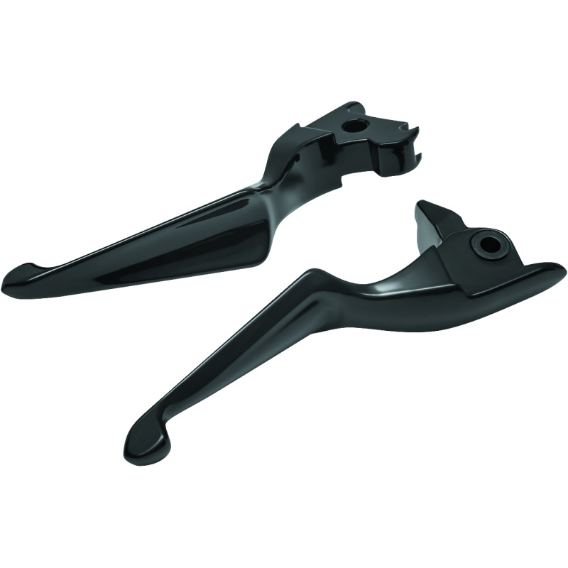 Kuryakyn Boss Blades Lever Set 14-16 Touring Gloss Black