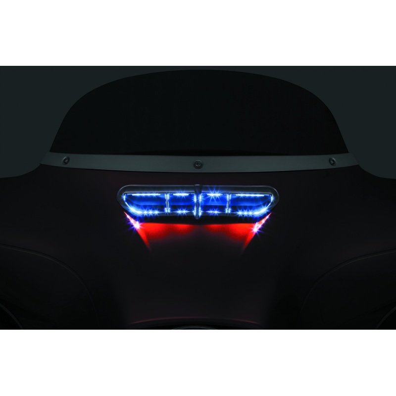 Kuryakyn L.E.D. Fairing Vent Accent 14-Up Touring Chrome