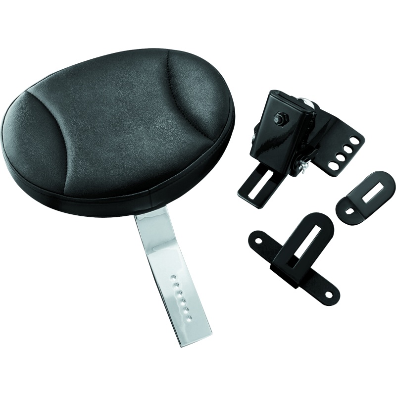 Kuryakyn Plug-In Driver Backrest 97-Up Touring Chrome