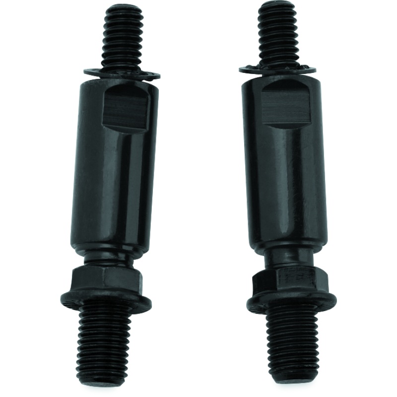 Kuryakyn Raised Mirror Mnt Adapters Gloss Black