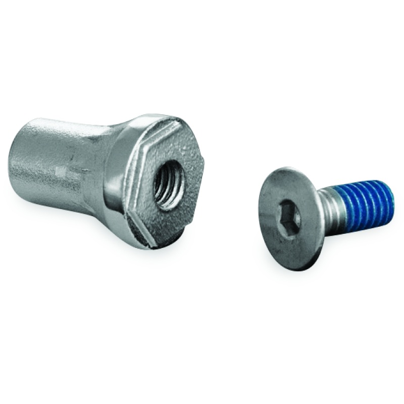 Kuryakyn Replacement Tapered Peg Mount With Screw Chrome