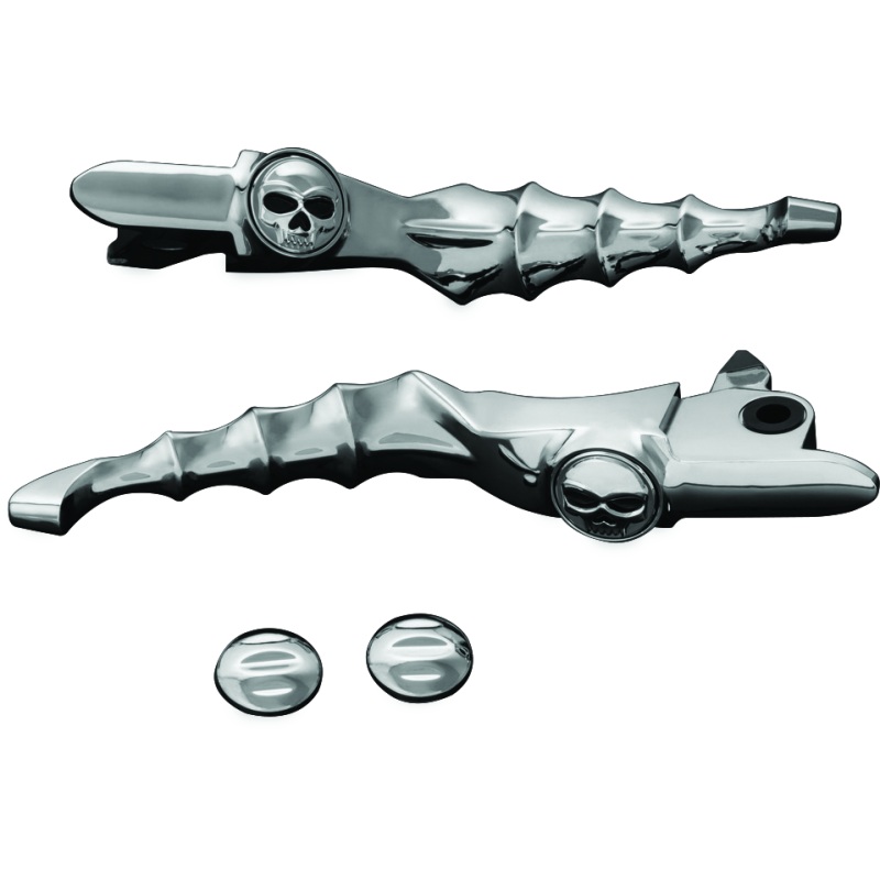 Kuryakyn Zombie Levers 14-16 Touring Chrome