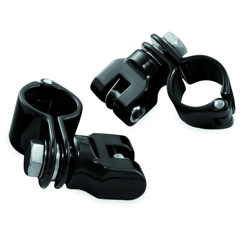 Kuryakyn 1-1/4inch Magnum Quick Clamp With Clevis Black